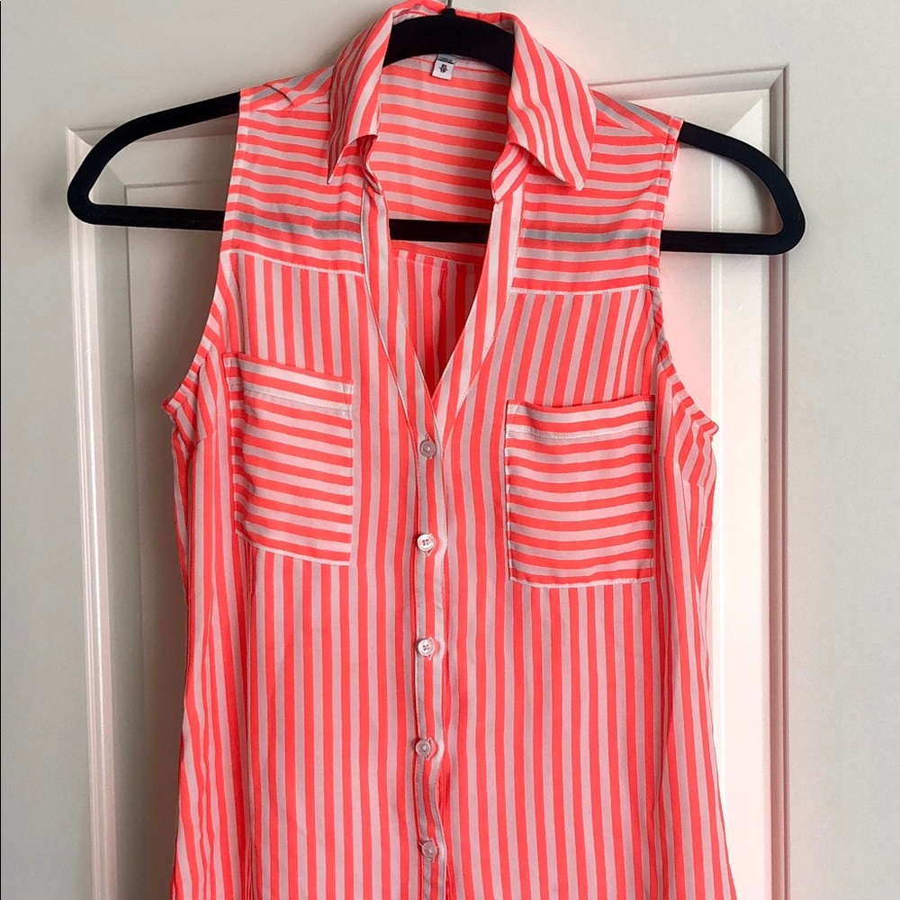 Express Portofino Sleeveless Women’s Striped Top